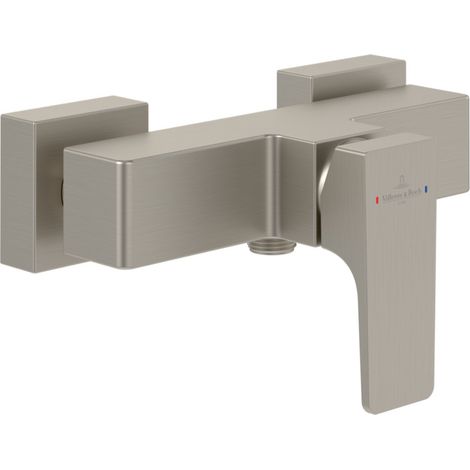 Villeroy & Boch Architectura Square Mitigeur Monocommande de douche , Nickel Brossé (TVS12500100064) (1/5)