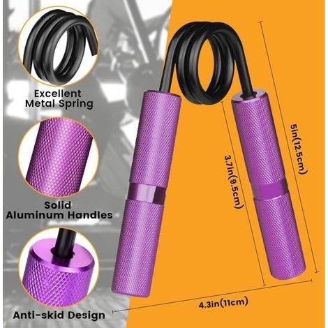 Power Gripper Metal Series, Professional Grip Enhancer, 100lb, pour l'entraînement de la préhension, des poignets et des bras (1/3)