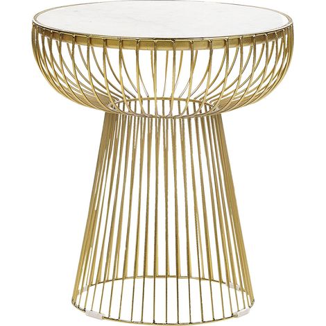 Side Table CHEYNES Marble Gold (1/5)