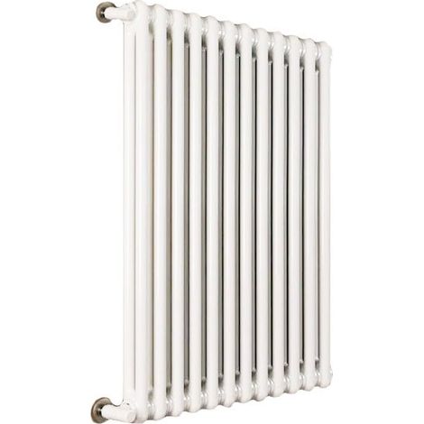 Ardesia radiatore tubolare 2 colonne h.1000 - 6 elementi - colore bianco RAL9016 - completo di tappo cieco e riduzioni da 1/2" 3541700052658 (1/4)