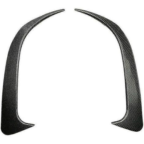 Stück Heckstoßstangenspoiler-Lufteinlassabdeckungen für Mercedes-Benz W117 CLA 200 220 250 260 45 AMG 2013-2018 Autozubehör – Carbon-Optik