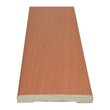 20 pezzi COPRIFILO PORTA MOSTRINA Abete Rivestito Ciliegio mm 10 x 70 x 2250