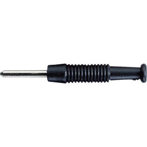 Fiche banane mâle Ø de la broche: 2 mm SKS Hirschmann MST 3 973509100 noir 1 pc(s) D29157 (1/4)