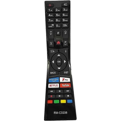 Télécommande RM-C3338 pour téléviseur LED intelligent JVC (1/2)