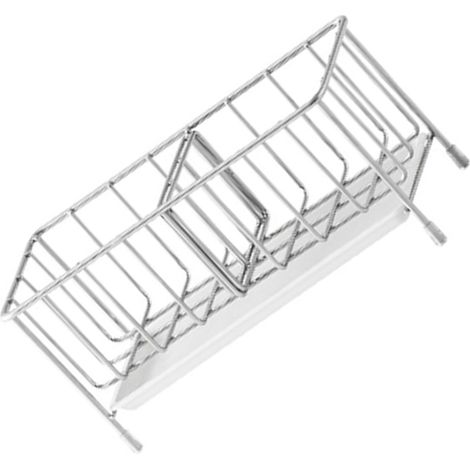 Panier égouttoir pour évier en acier inoxydable 304, porte-éponge à boule métallique, passoire de cuisine