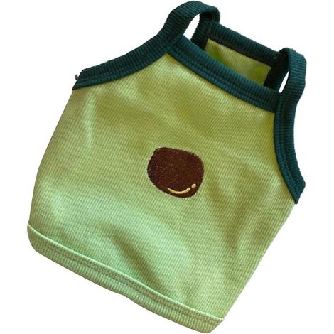 Vêtements pour chien et chat, motif mignon, chauds et confortables, style tendance pour l'automne et l'hiver, vert L (1/2)