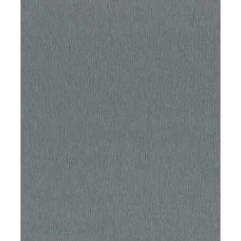 Rasch Vliestapete Uni Sky Lounge blau grau 10,05 x 0,53 m Wandtapete