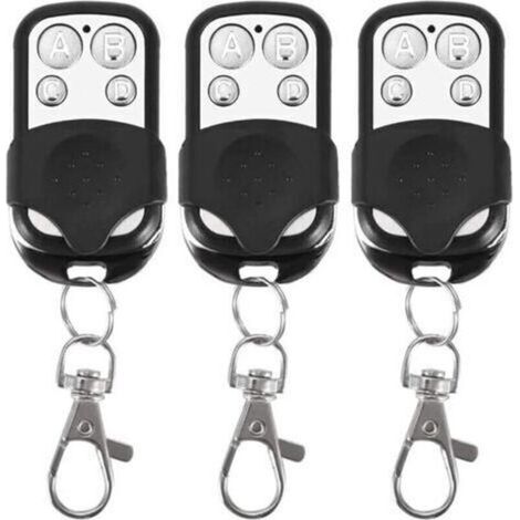 Set of 3 universal remote controls, Fixed Code, with frequency of 433.92 MHz, for Automatic Gate (1/4)