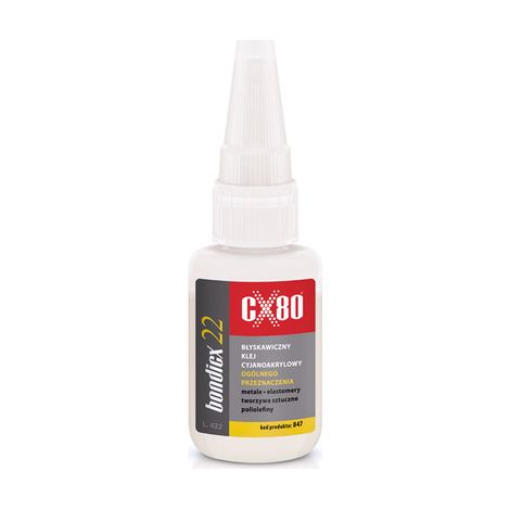 Colle cyanoacrylate 20 g haute viscosité Bondicx 22 (1/4)