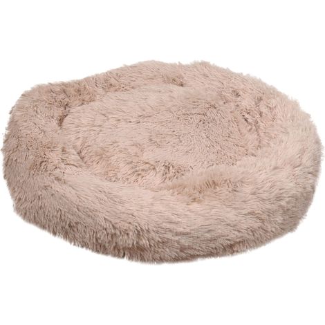 Panier Rond Chien Coussin Chat Panier Donut 70 cm Ø Beige (1/3)