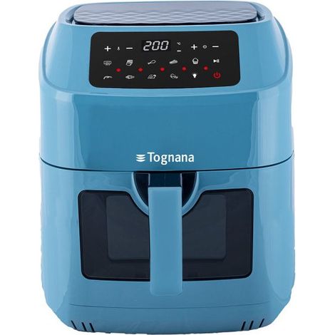Tognana Porcellane D2DFA06IRZU Fritteuse Einzelbild 9,2 l Eigenständig 2150 W Heißluftfritteuse Schwarz, Blau