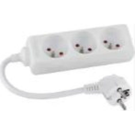 Multiprise filaire 3 prises câble 1,5 mètres