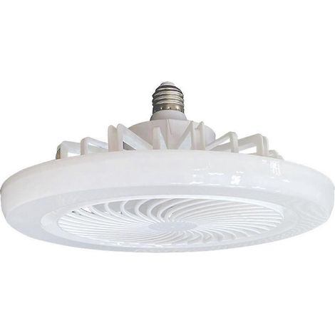 Ventilateur de plafond avec éclairage et télécommande, ventilateur de plafond encastré moderne et discret sans pales pour chambre à coucher (1/5)