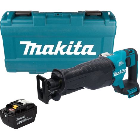 Sierra de sable sin cable Makita DJR 187 ZK Sierra de sable 18 V sin escobillas Solo + maletín - sin batería, sin cargador (1/5)