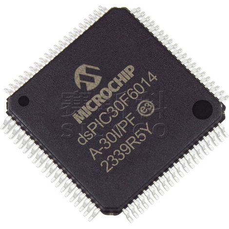 DSPIC30F6014A-30I/PF DSPIC30F6011A-30I/PF Composants électroniques Puce Composants électroniques, 5 unités par paquet.