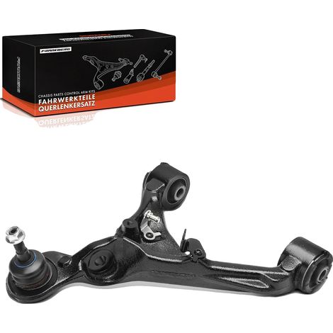 Bras de contrôle, acier, essieu avant droit, compatible avec Jaguar et Land Rover, RBJ500840/RK622880/LR051617/524070, joints de direction inclus (1/4)