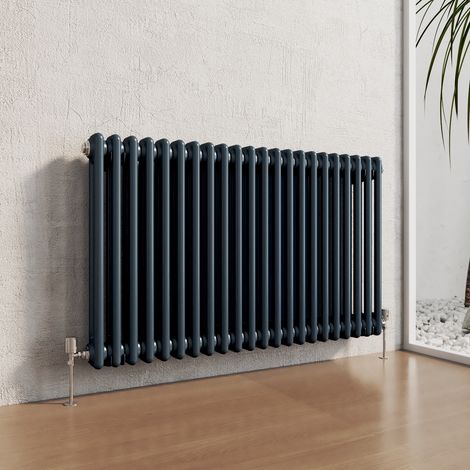 Heilmetz Traditional Radiator Central Heating Rads Radiator 2 Column Horizontal Anthracite 600 × 1190mm (1/5)