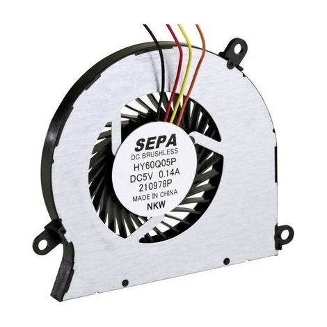 SEPA HY60Q05PSE04A Ventilatore radiale 5 V/DC 4.1 m³/h (L x L x A) 60.9 x 5 x 56.4 mm