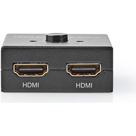 Conmutador hdmi puertos de 3 puertos 1 entrada hdmi 2 entradas hdmi 1 salida hdmi 2 salidas hdmi 4k60hz 6 gbps metales antracita