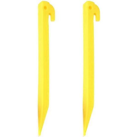 Auvent de plage ultraléger en plastique de 7,5 pouces avec piquets - Accessoires de plage (1/5)