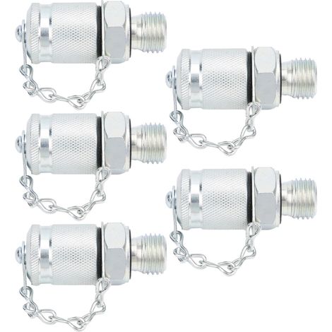 5Pièces Adaptateur de Test Hydraulique Raccord Fileté Connexion Mesure Pression PT/PPTM14 x 1.5 (1/5)