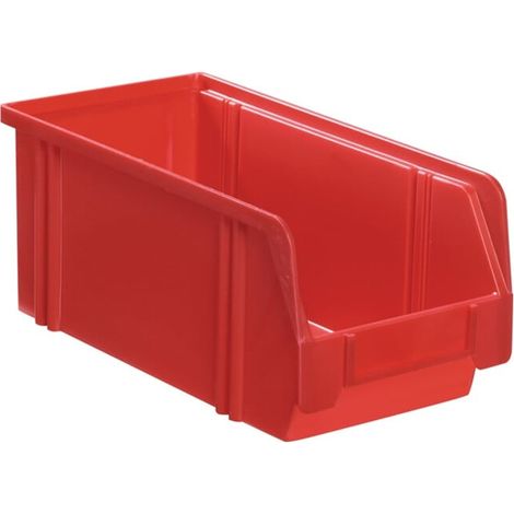 Sichtlagerkasten LK L350/300xB200xH200mm Polystyrol rot LA-KA-PE (1/3)