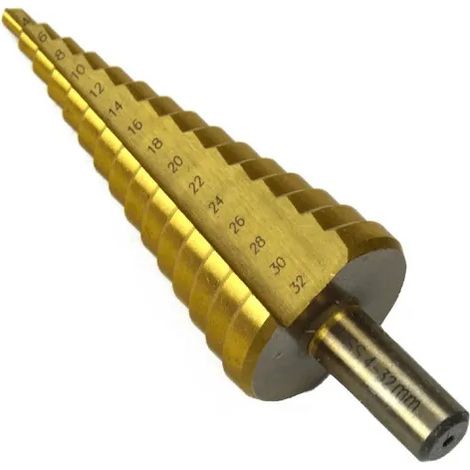 Stufenbohrer geko g38501 Titannitritbeschichtung 4-39 mm