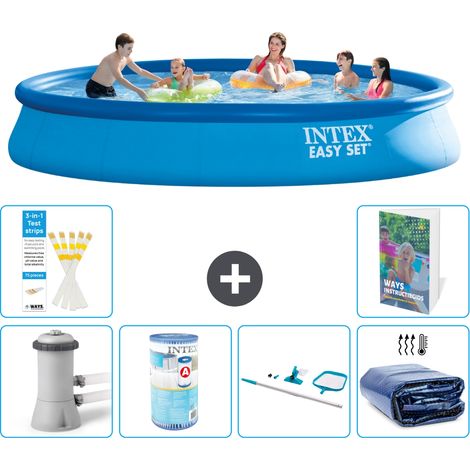 Intex Piscina Easy Set Rotonda - 457x84 cm - 7-pezzi  S194