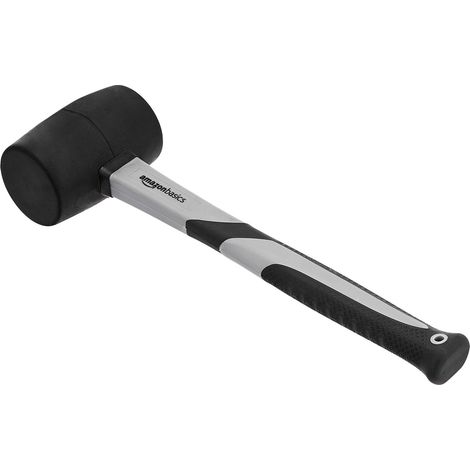 Marteau Club avec manche en fibre de verre, 450 g, Noir (1/4)