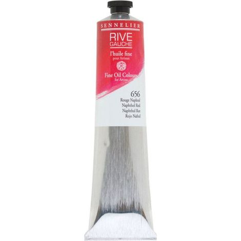 Peinture à l'huile - Sennelier - Rive Gauche - 200ml - Rouge Naphthol - Finition satinée