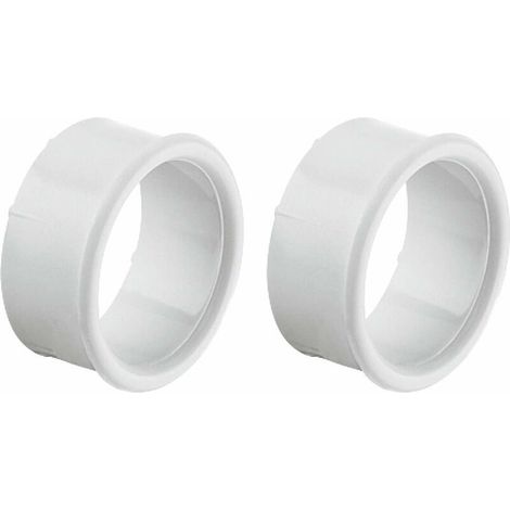 Anneau D Aeration - Plastique Delrin - Pour Plafond Et Mur - Ø38mm - Blanc - 2 Unites (1/2)