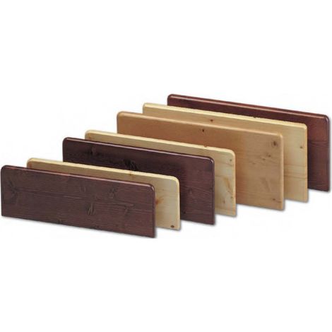 DECORLEGNO - MENSOLA ABETE NORDICA COLORE NATURALE CM.75X25X2,5 FORO 14mm