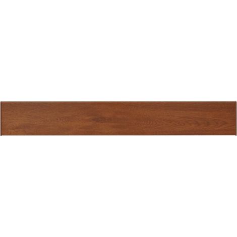 Appuis de fenêtre en bois brun, 160 x 25 x 4,5 cm, en PVC. (1/5)