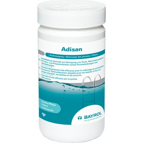 Granulés dégraissants Adisan pour nettoyage des bassins - BAYROL (1/3)