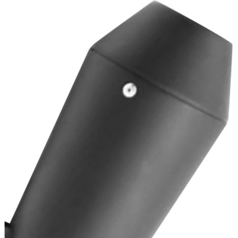 Pot d'échappement moto avec silencieux intégré, acier inoxydable antirouille, universel remplacement pour Suzuki, peinture noire (1/5)