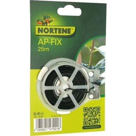 - Lien plastique armé vert 25m blister (1/4)