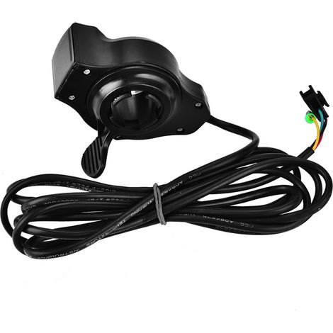 Accélérateur poude vélo électrique 12V-99V avec écran LCD pour affichage tension batterie (1/5)