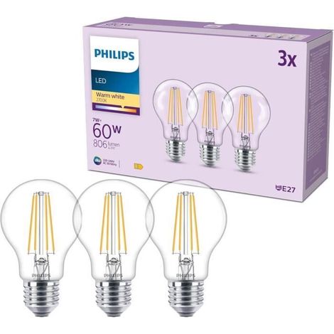 Lámpara Philips a60 LED 7W 806 lúmenes