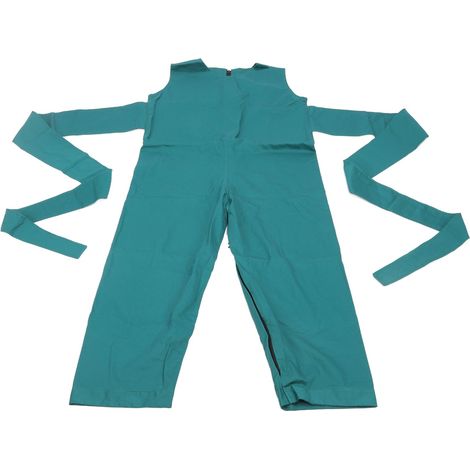Chimiothérapie Combinaison de Contention pour Lit Médical, Coton Respirant, Sangles de Sécurité Réglables, Vêtement de Protection Patient, Hôpital et Domicile, Taille Unique, Lot de 1 (1/5)