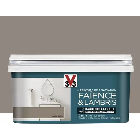 Peinture De Rénovation V33 Faïence & Lambris Taupe 2 L
