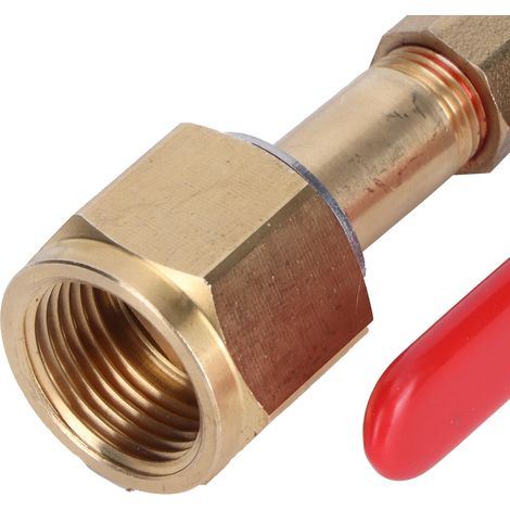Universaladapter für externe CO2-G5/8-14-Schläuche, 91 cm (36 Zoll) PTFE-Doppelventilschlauch für Soda, mit ASA 3000 psi Manometer. (1/5)