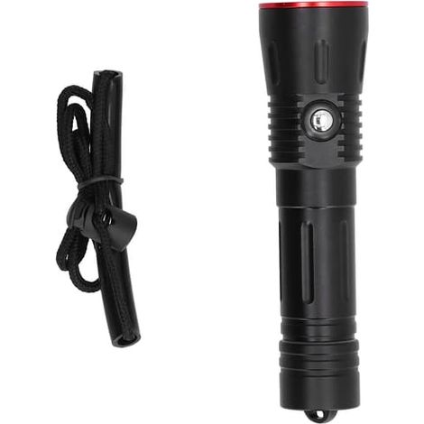 Lampe torche de plongée professionnelle 3000 lm, étanche IP68, ultra-lumineuse, idéale pour la pêche, la chasse, la récupération et le camping. (1/5)