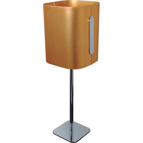 Elegance Tischleuchte 1xe14 l.16,5xb.16,5xh.16,5xh.51cm gold/chrom