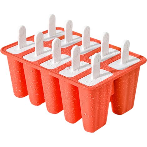Moule À Glaces - Silicone Alimentaire - Pour Sorbets Maison Et Sucettes Congelées - 20 x 14 x 12 8 cm - 1 Pièce (1/5)
