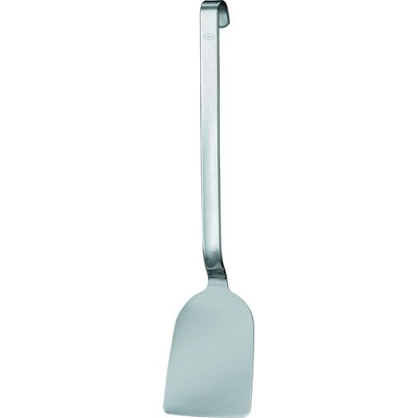 Pelle à Crêpes - Ustensile de Cuisine - Pour Retourner les Aliments - Avec Manche à Crochet et Lame Arrondie - Inox 18/10 - Passe au Lave-Vaisselle (1/5)