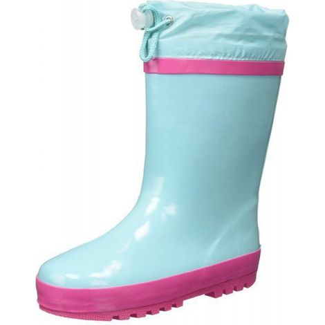 Bottes Enfant - Caoutchouc - Doublure Textile - Semelle Amovible - Hauteur Tige 18 cm - Taille Unique 30-36