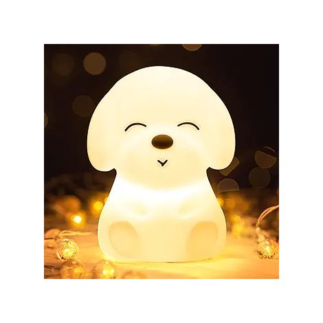 Lampe en silicone pour chiot, veilleuse LED rechargeable (1/4)