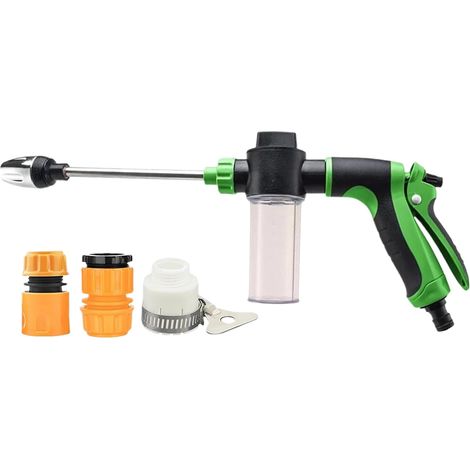 Nettoyeur Haute Pression Mousse Auto Appareil De Nettoyage Portatif Avec 3 Pulvérisateur pour Jardin et Pour Berlines SUV Camping-Cars Pick-Ups Jardin Arrière-Cour Terrasse (1/5)