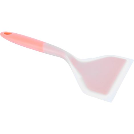 Spatule en silicone pour tamagoyaki, spatule à pizza à large ouverture, spatule en silicone pour casseroles, spatule antiadhésive pour steak, ustensiles de cuisine en silicone orange (1/5)