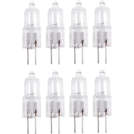 12V 20W 2 Broches G4 Culot Halogène Ampoule 8 Pièces Blanc Chaud (1/2)